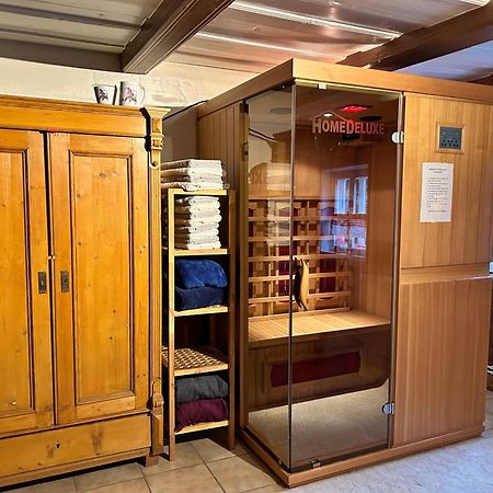 Rustikales Studio-Apartment Blockstube Im Haus Selma Großschönau Esterno foto