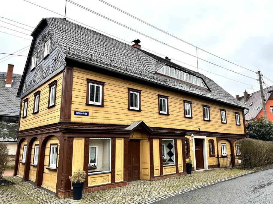 Rustikales Studio-Apartment Blockstube Im Haus Selma Großschönau Esterno foto