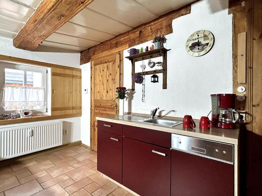 Rustikales Studio-Apartment Blockstube Im Haus Selma Großschönau Esterno foto
