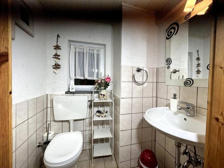 Rustikales Studio-Apartment Blockstube Im Haus Selma Großschönau Esterno foto